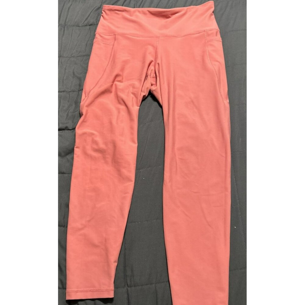 Old Navy Active Go Dry High Rise Elevate Leggings Size L Dusty Rose Pink